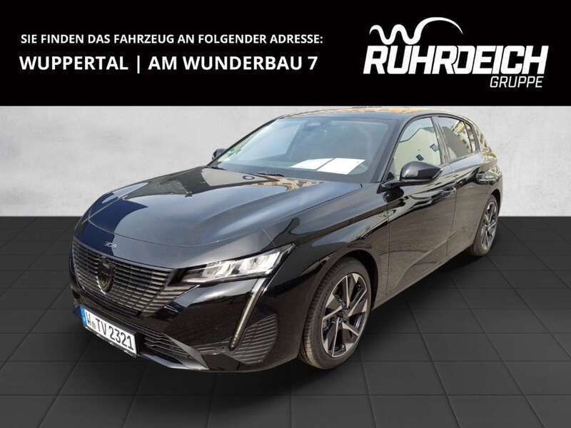 Schwarz perla nera Gebraucht 2023 Peugeot 308 Allure Limousine | 22.490 € (Fairer Preis) - Bild 1/3