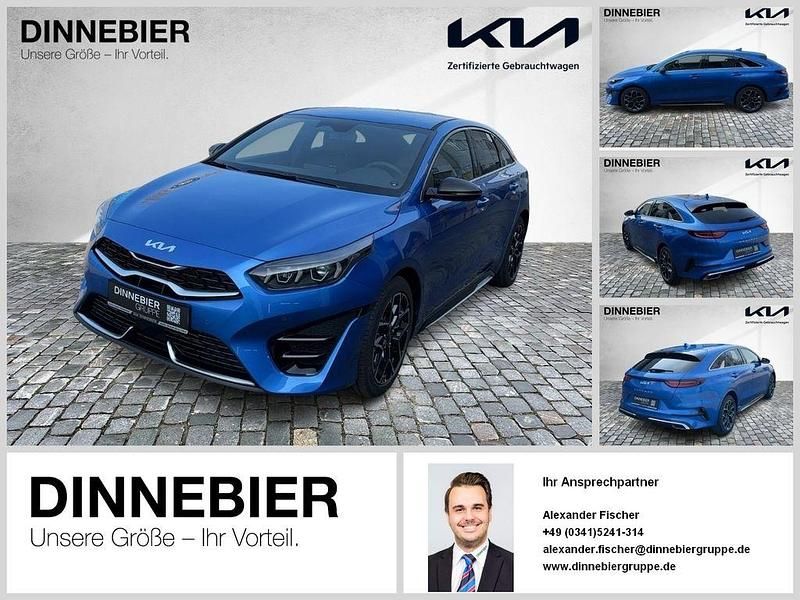 Blau (metallic) Gebraucht 2024 Kia ProCeed GT-Line Kleinwagen | 28.990 € (Guter Preis) - Bild 1/4