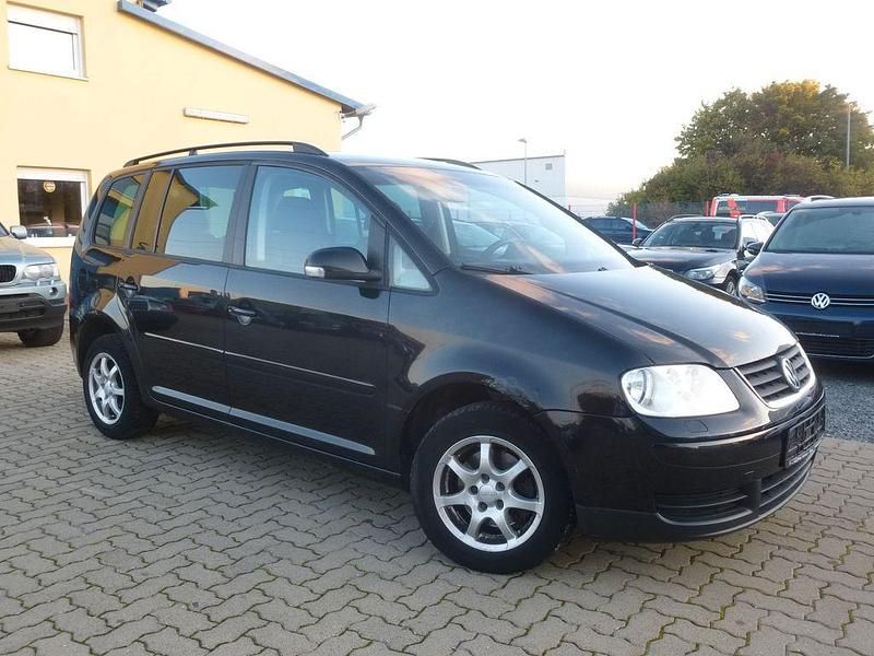 Schwarz Gebraucht 2006 VW Touran Goal Van / Kleinbus | 1.000 € (Superpreis) - Bild 1/4