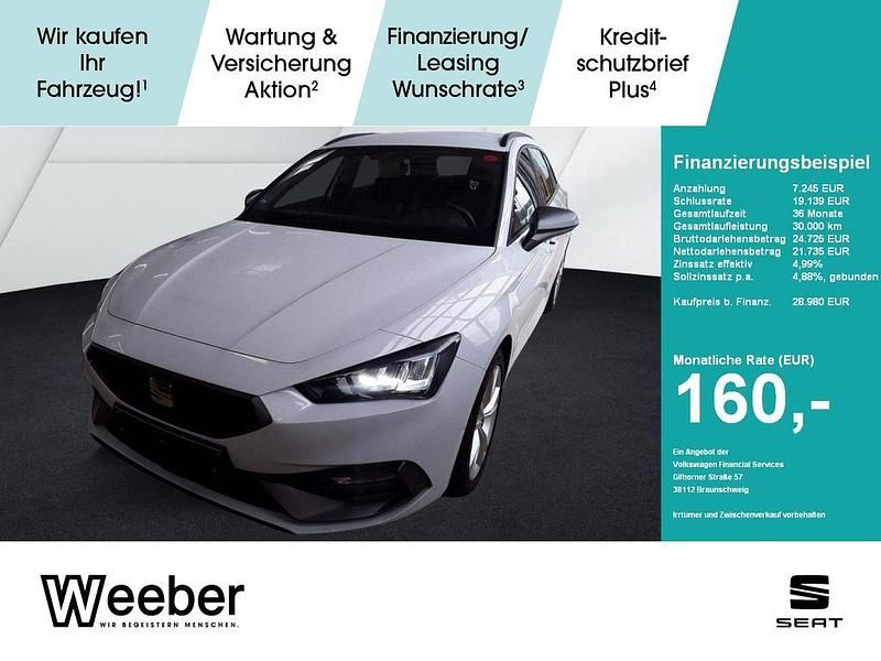 Weiß Gebraucht 2025 Seat Leon FR Limousine | 28.980 € (Fairer Preis) - Bild 1/4