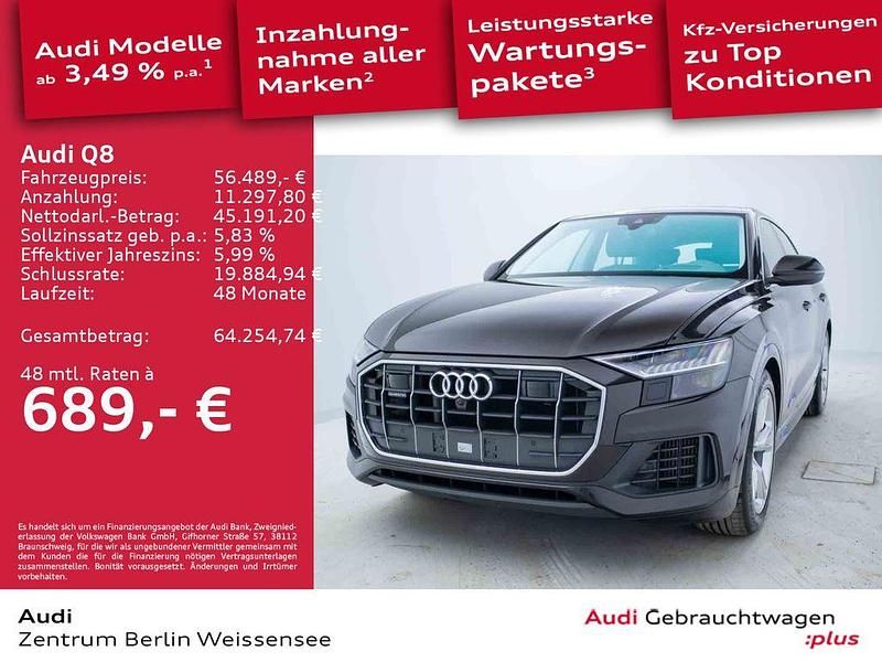 Gebraucht Audi Q8 Ambiente 340 PS (250 kW) 2022 Tamarindenbraun metallic SUV