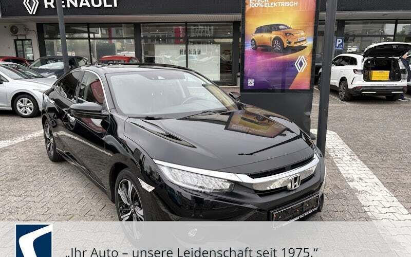 Crystal black pearl (schwarz) Gebraucht 2017 Honda Civic Executive Limousine | 19.970 € (Teuer) - Bild 1/4