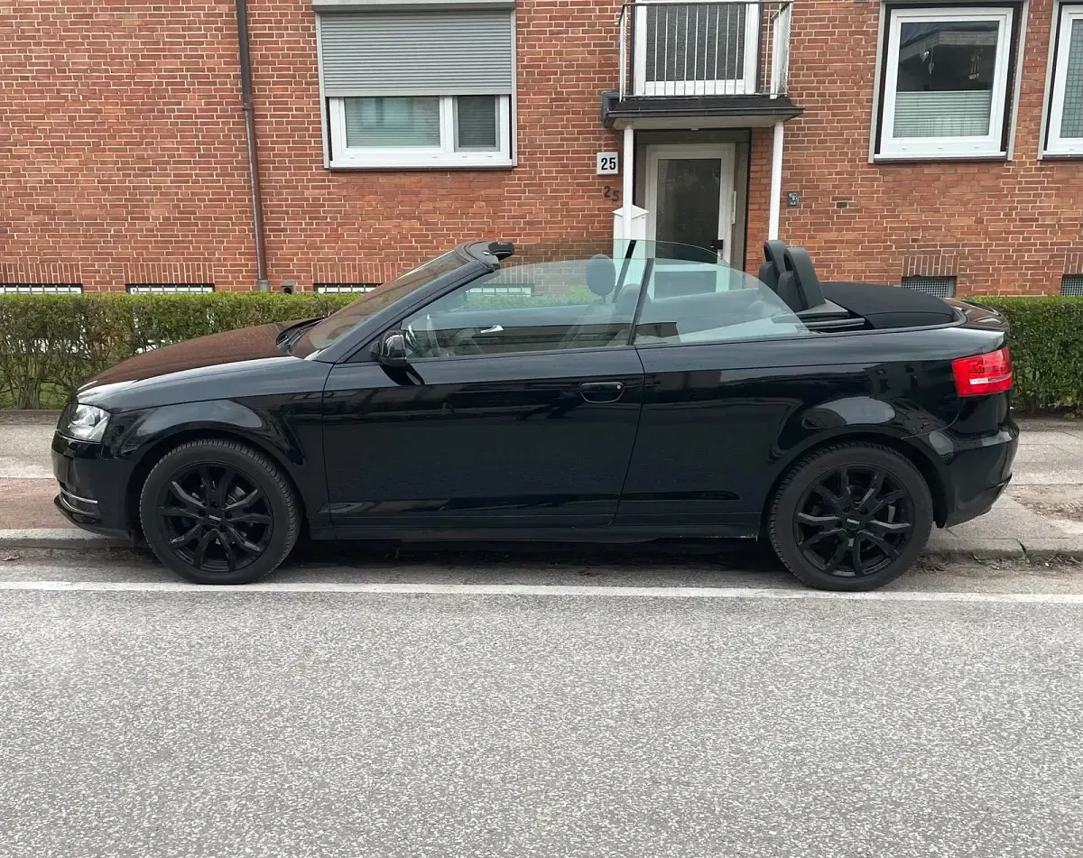 Brugt Audi A3 Cabriolet 105 HK (77 kW) 2012 Sort Cabriolet