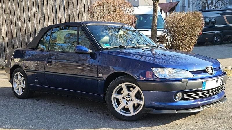 Gebraucht Peugeot 306 Cabriolet 98 PS (72 kW) 2001 Blau Cabrio