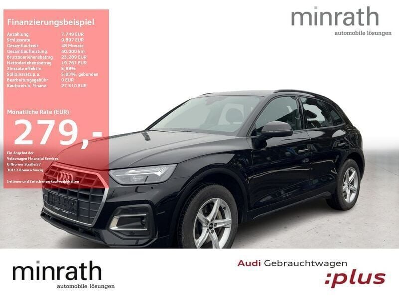 Schwarz Gebraucht 2021 Audi Q5 Comfort SUV | 27.260 € (Superpreis) - Bild 1/4