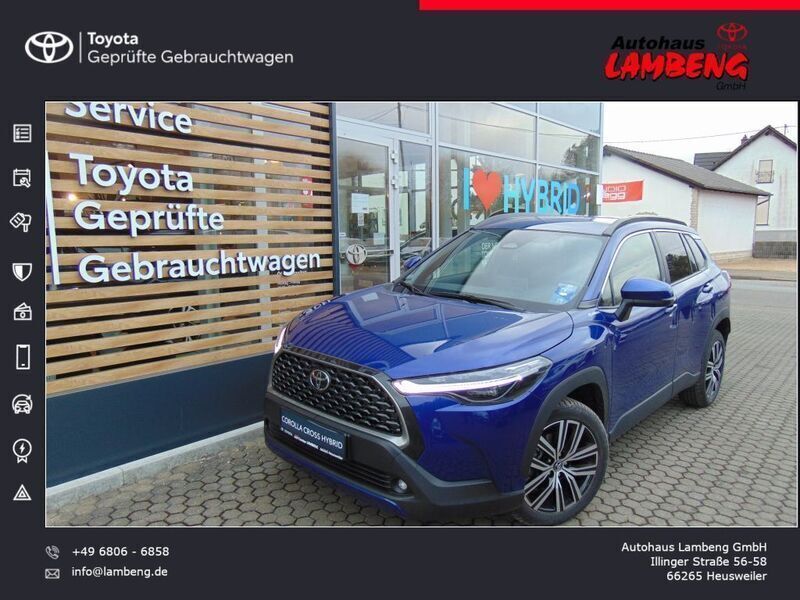 Nachtblau mica metallic Neu 2024 Toyota Corolla Cross Team SUV | 35.890 € (Fairer Preis) - Bild 1/4