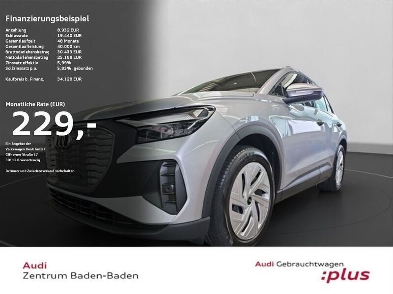 Silber Gebraucht 2022 Audi Q4 e-tron Comfort SUV | 34.120 € (Fairer Preis) - Bild 1/2