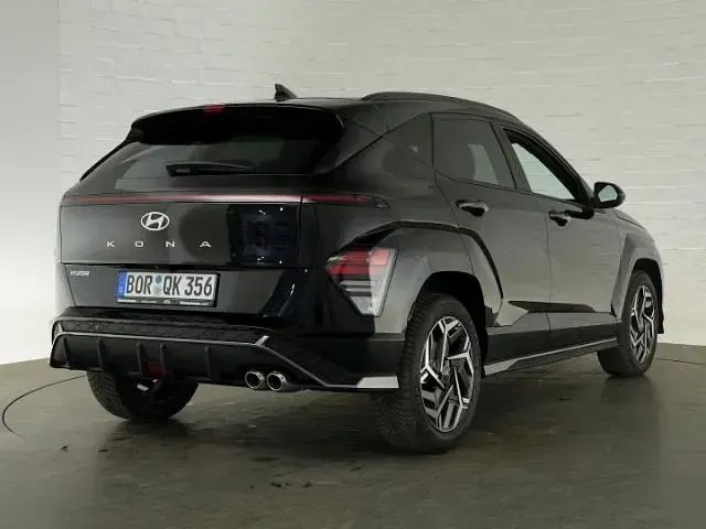 Gebraucht Hyundai Kona N Line 170 PS (125 kW) 2025 Schwarz SUV