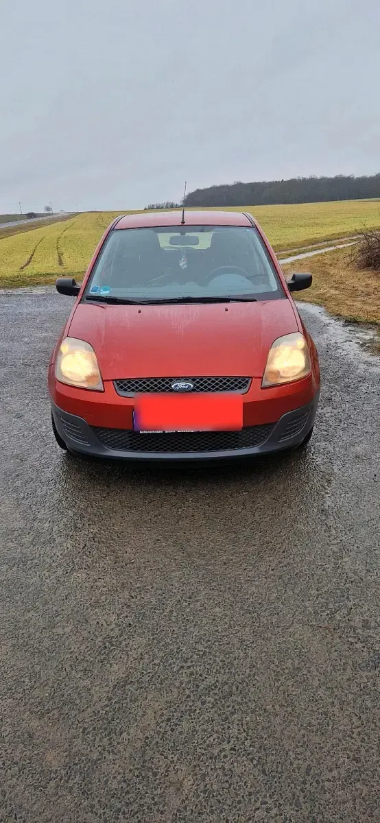Gebraucht Ford Fiesta 75 PS (55 kW) 2009 Rot Kleinwagen