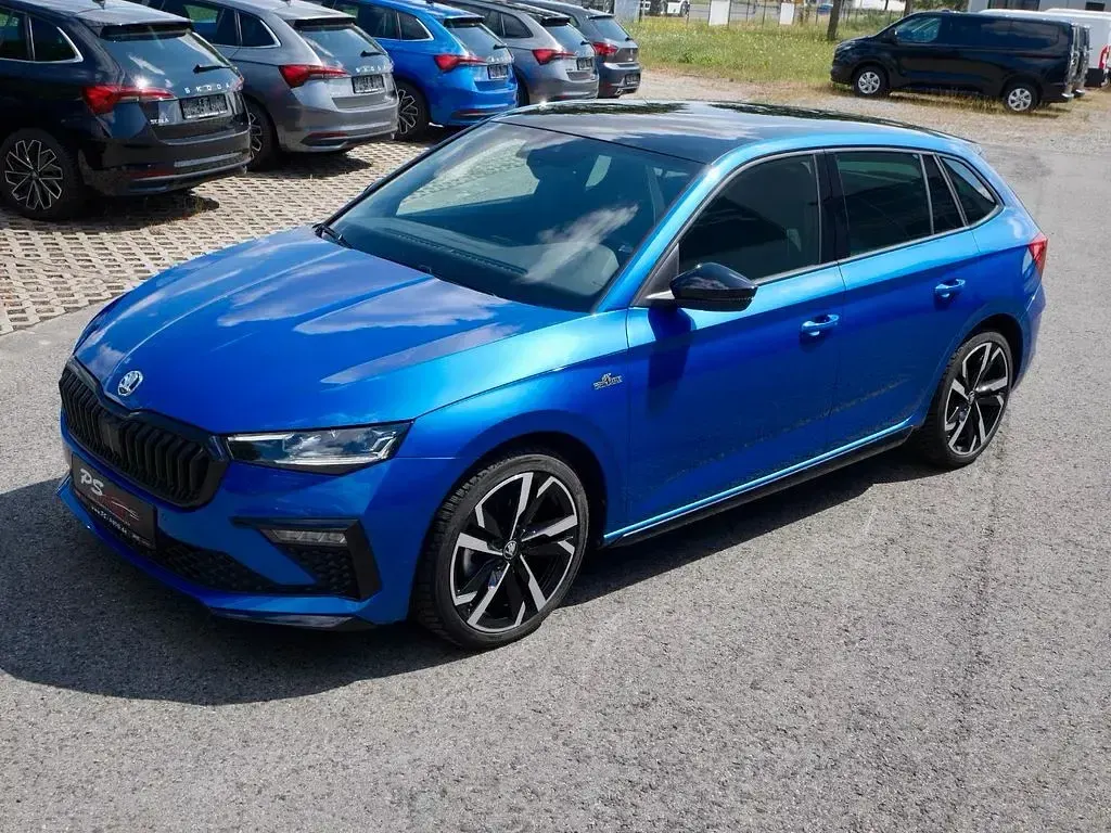 Gebraucht Skoda Scala Monte Carlo 150 PS (110 kW) 2025 Blau Kleinwagen