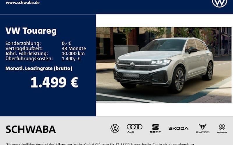 Silber Neu 2025 VW Touareg R-line SUV | 90.990 € (Teuer) - Bild 1/4