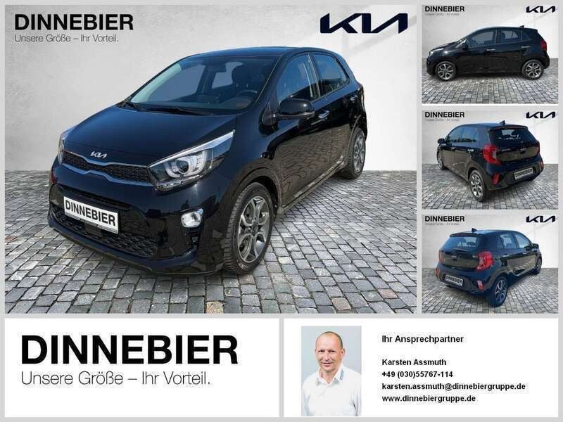 Schwarz Gebraucht 2022 Kia Picanto Spirit Kleinwagen | 16.490 € (Fairer Preis) - Bild 1/2