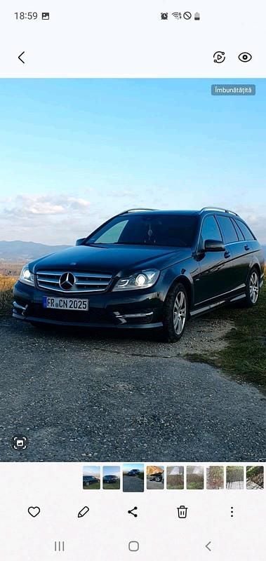 Schwarz Gebraucht 2012 Mercedes C250 Sport Kombi | 10.000 € (Guter Preis) - Bild 1/4
