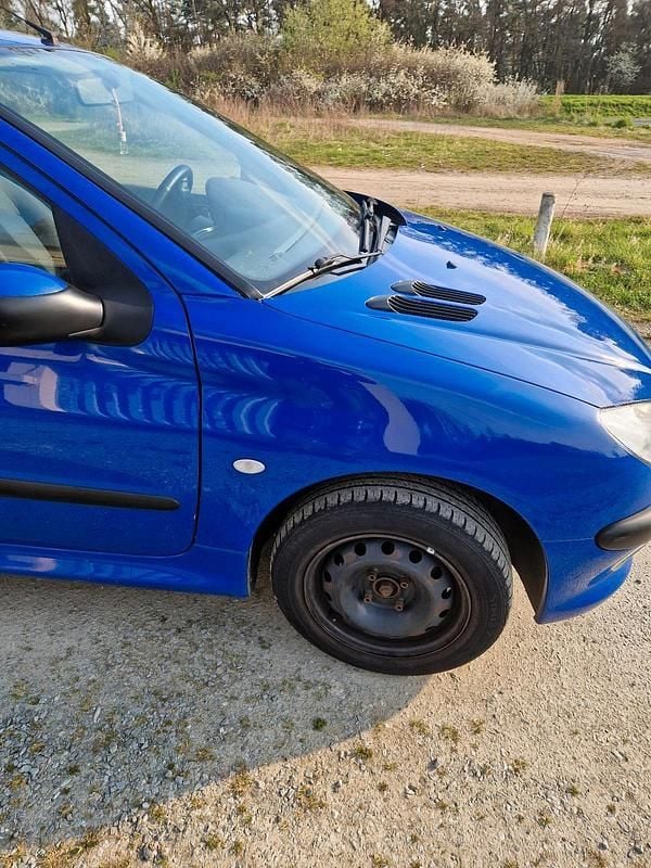 Second-hand Peugeot 206 75 CP (55 kW) 2003 Albastru Berlinǎ