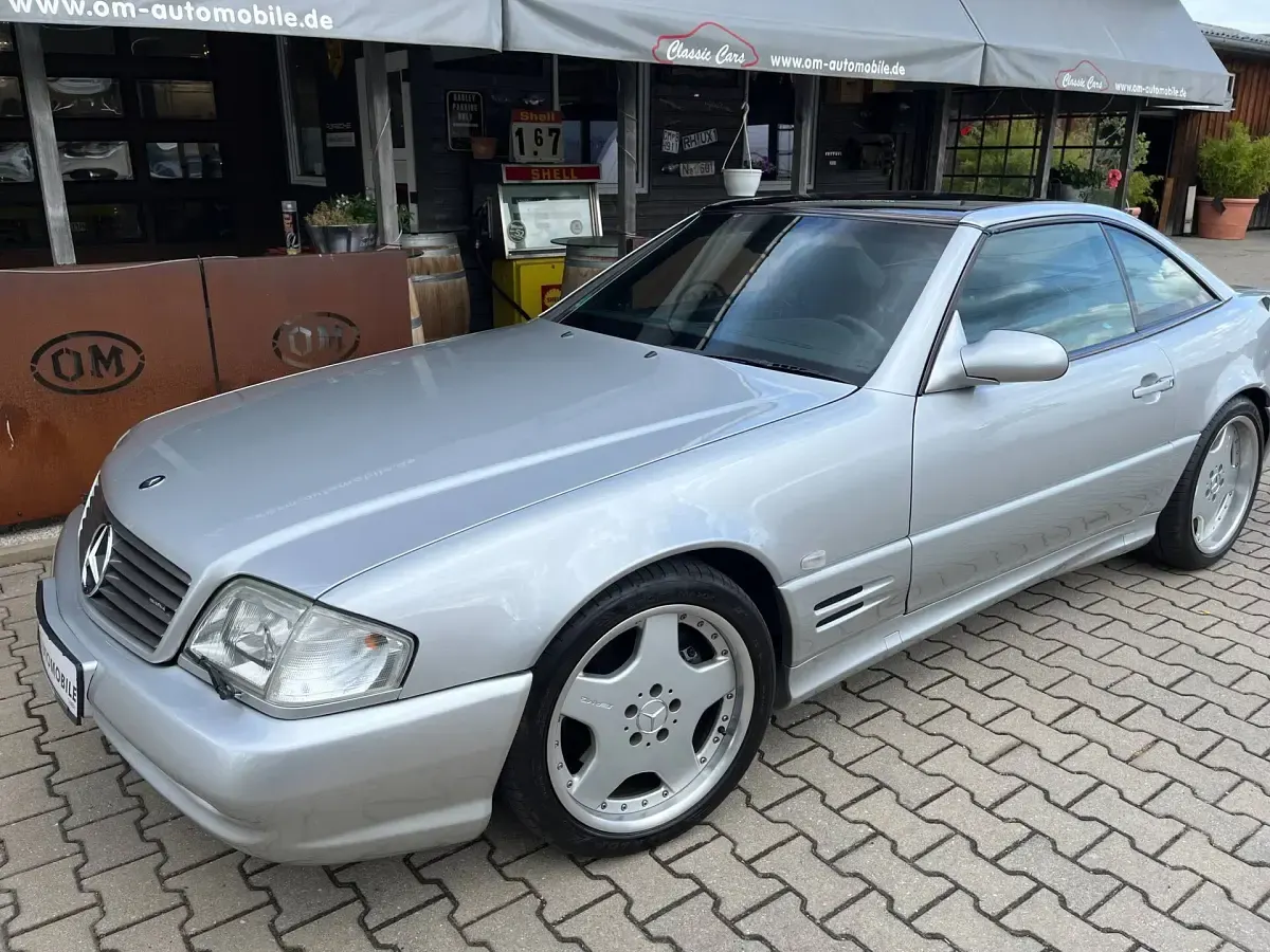 Gebraucht Mercedes SL55 AMG AMG 354 PS (260 kW) 1999 Silber Cabrio
