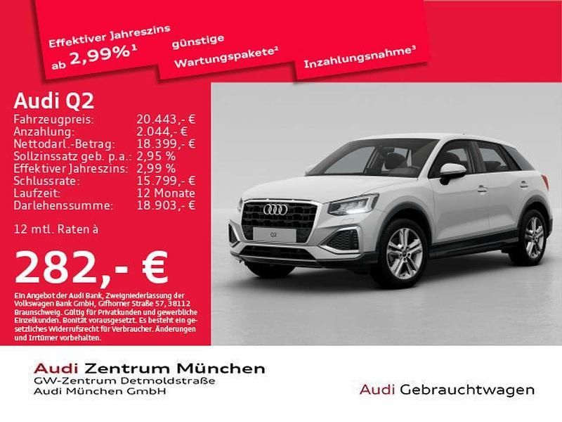 Weiß Gebraucht 2022 Audi Q2 Advanced SUV | 20.443 € (Fairer Preis) - Bild 1/2