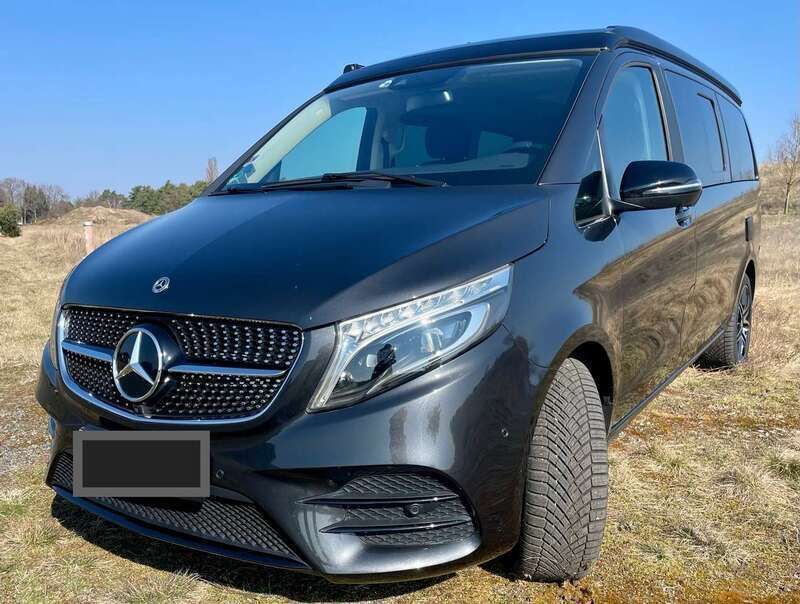 Grau Gebraucht 2022 Mercedes V300 Marco Polo Van / Kleinbus | 65.000 € - Bild 1/4