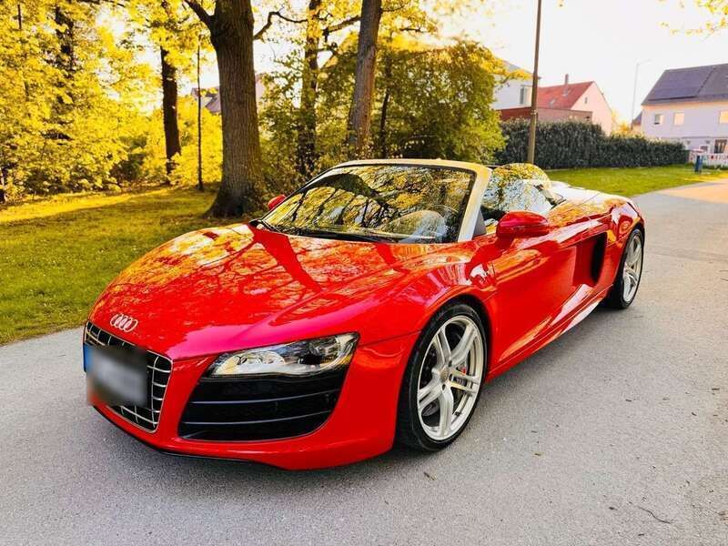 Rot Gebraucht 2010 Audi R8 Spyder Advanced Cabrio | 69.000 € (Fairer Preis) - Bild 1/4