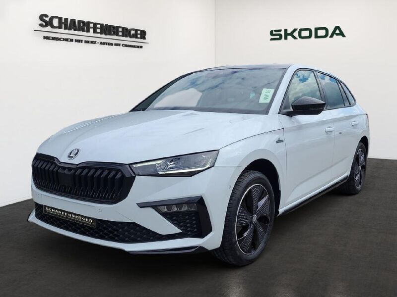 Moonweiss metallic Neu 2025 Skoda Scala Monte Carlo Kleinwagen | 31.093 € (Teuer) - Bild 1/4