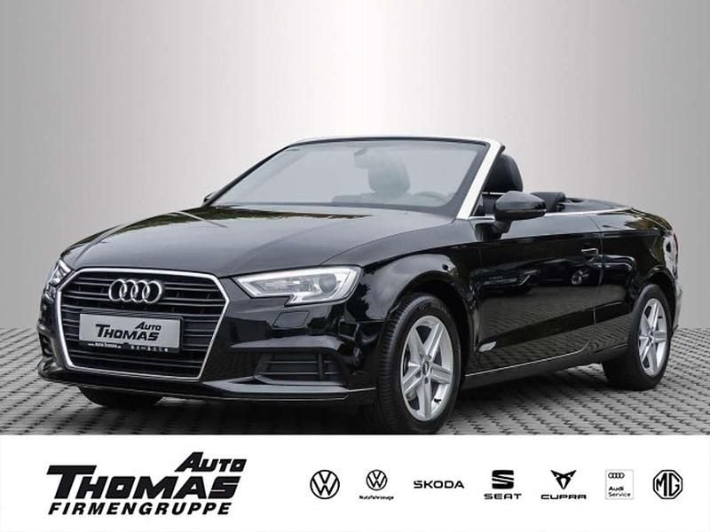 Brillantschwarz Gebraucht 2017 Audi A3 Cabriolet Sport Cabrio | 18.399 € (Fairer Preis) - Bild 1/3