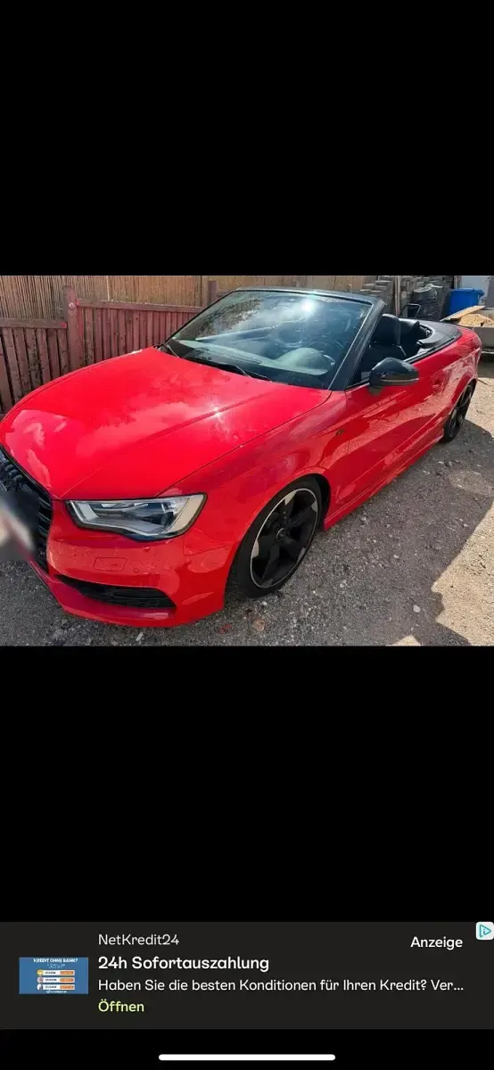 Gebraucht Audi A3 Cabriolet S-Line 185 PS (136 kW) 2015 Rot Cabrio