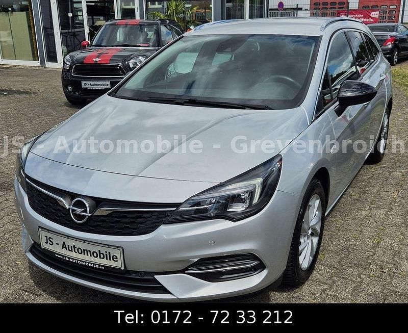 Argonsilber Gebraucht 2022 Opel Astra Elegance Kombi | 13.900 € (Guter Preis) - Bild 1/4