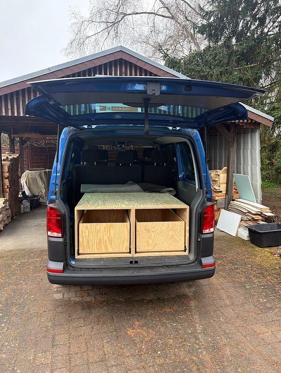 Gebraucht VW Transporter 110 PS (80 kW) 2021 Blau Van