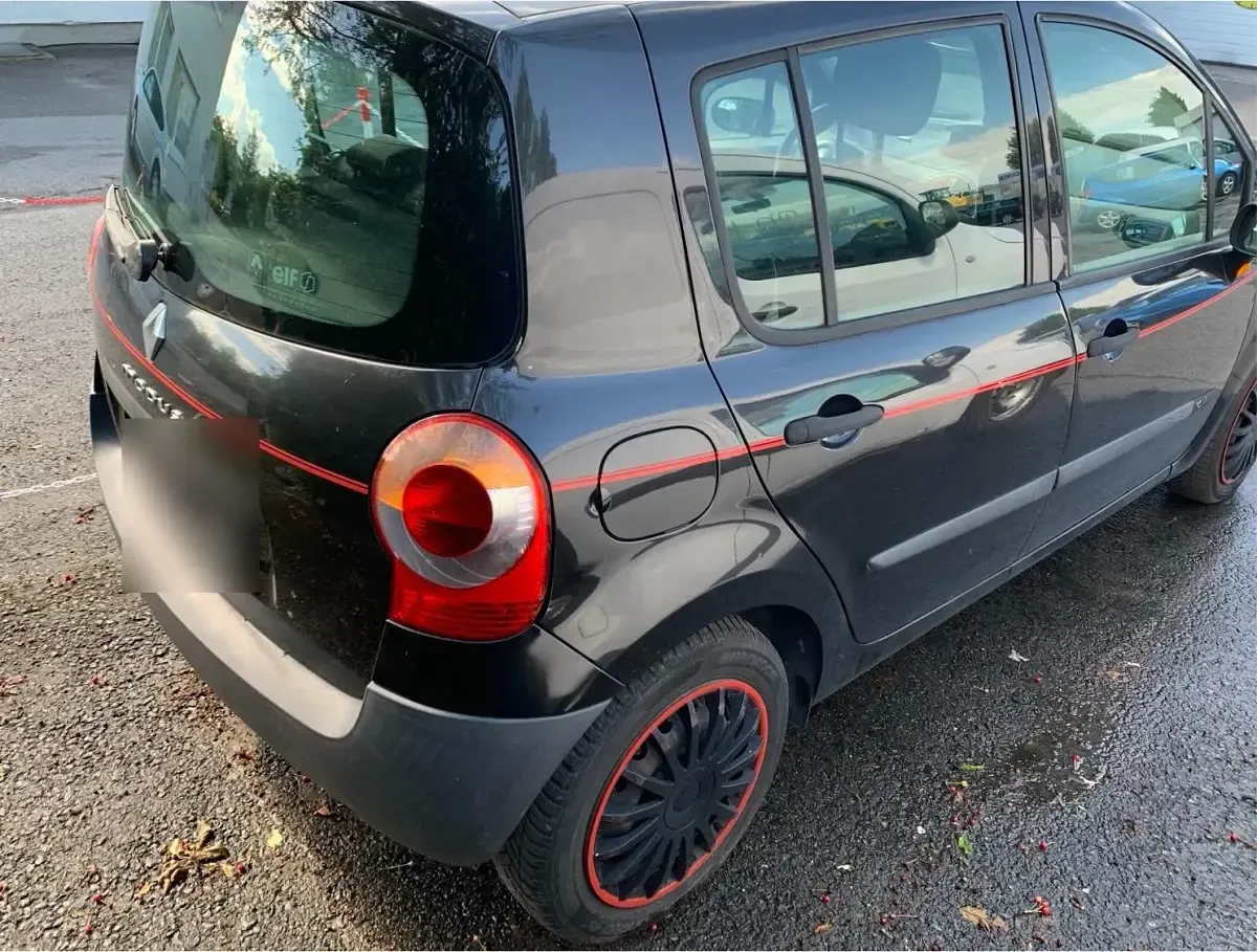 Gebraucht Renault Modus 65 PS (47 kW) 2005 Schwarz Van / Kleinbus