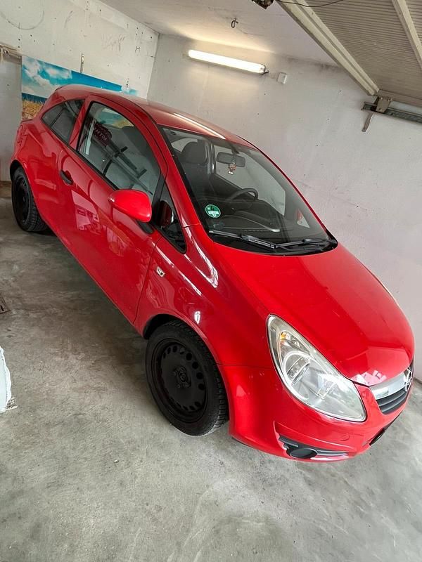 Rot Gebraucht 2009 Opel Corsa Kleinwagen | 700 € (Superpreis) - Bild 1/4