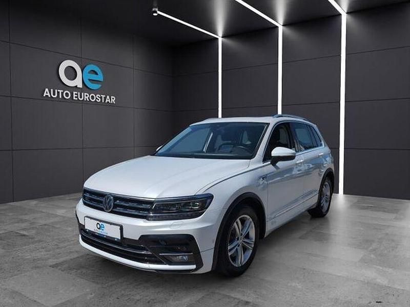 Oryxwhite perlmutteffekt Gebraucht 2020 VW Tiguan R-line SUV | 27.950 € (Guter Preis) - Bild 1/4