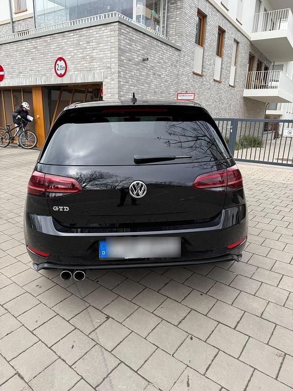 Gebraucht VW Golf GTD 184 PS (135 kW) 2017 Schwarz Coupé