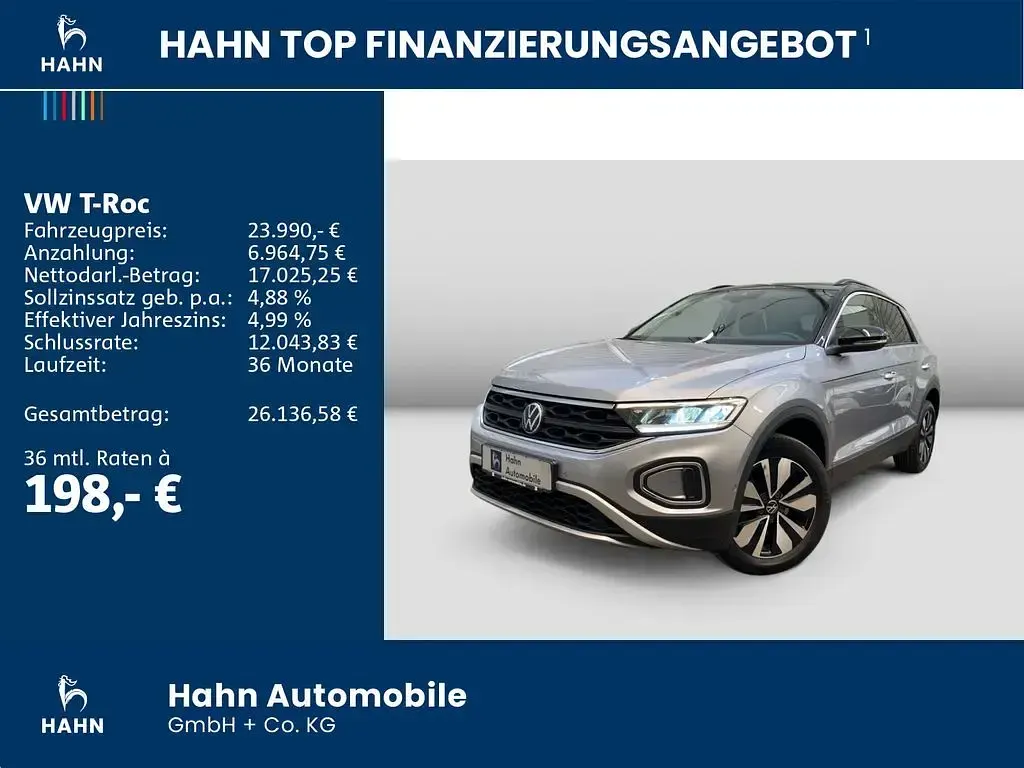 Gebraucht VW T-Roc Move 116 PS (85 kW) 2024 Pyritsilber metallic SUV
