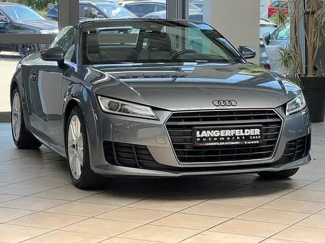 Monsungrau metallic Gebraucht 2018 Audi TT Roadster Sport Cabrio | 26.499 € (Fairer Preis) - Bild 1/4