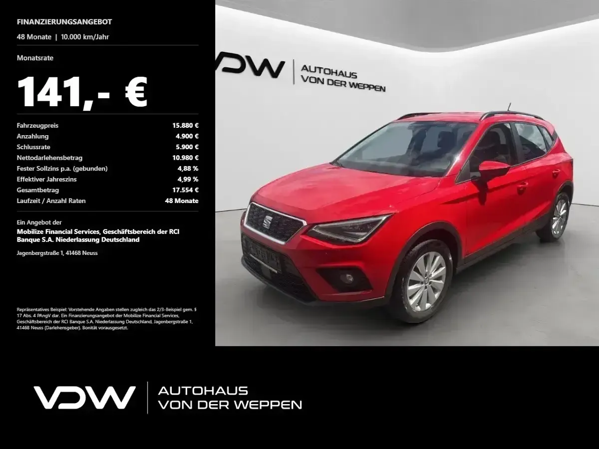 Gebraucht Seat Arona Style 110 PS (80 kW) 2021 SUV