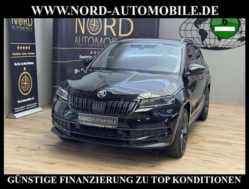 Schwarzmagic perlef (metallic) Gebraucht 2022 Skoda Karoq SportLine SUV | 32.690 € (Fairer Preis) - Bild 1/4