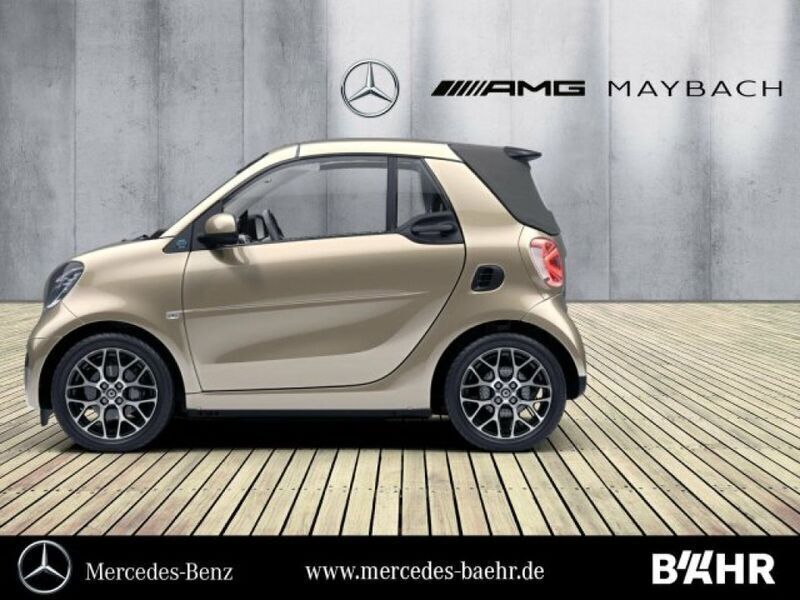 Gebraucht Smart ForTwo Electric Drive Prime 60 kW (82 PS) 2022 Bodypanels in gold beige () (metallic) Cabrio