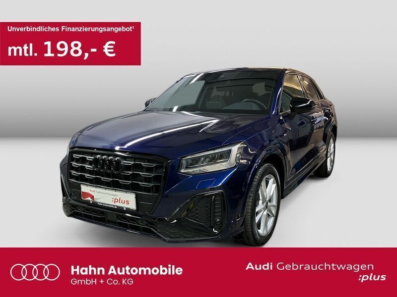Navarrablau metallic Gebraucht 2023 Audi Q2 S-Line SUV | 24.490 € (Superpreis) - Bild 1/3