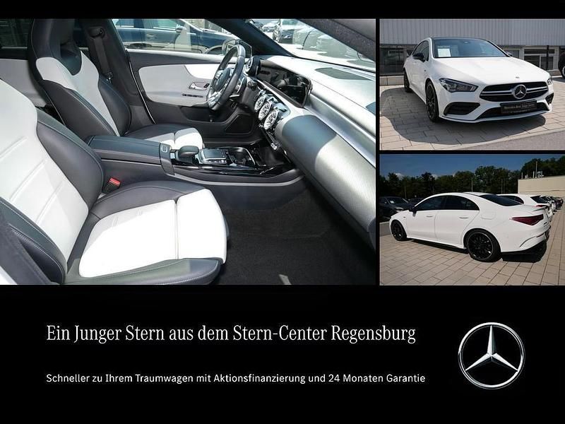 Unilack polarweiß Gebraucht 2021 Mercedes CLA35 AMG AMG Coupé | 37.990 € (Fairer Preis) - Bild 1/4