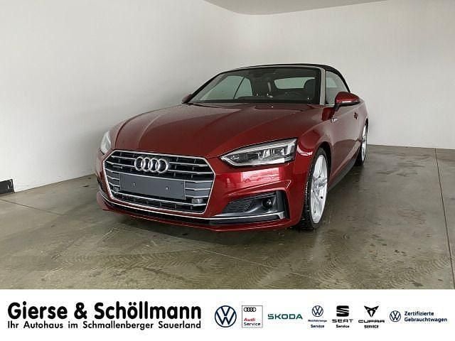 Gebraucht Audi A5 Cabriolet S-Line 252 PS (185 kW) 2017 Matadorrot metallic/schwarz (metallic) Cabrio