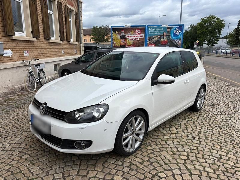 Weiß Gebraucht 2009 VW Golf VI Highline Limousine | 3.300 € (Superpreis) - Bild 1/4