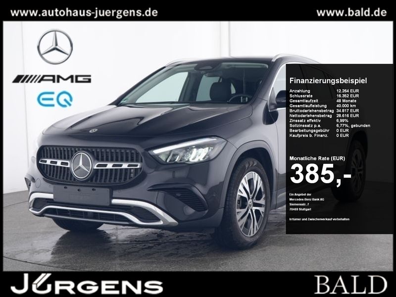 Metalliclack kosmosschwarz Gebraucht 2024 Mercedes GLA220 Progressive SUV | 40.690 € (Superpreis) - Bild 1/4