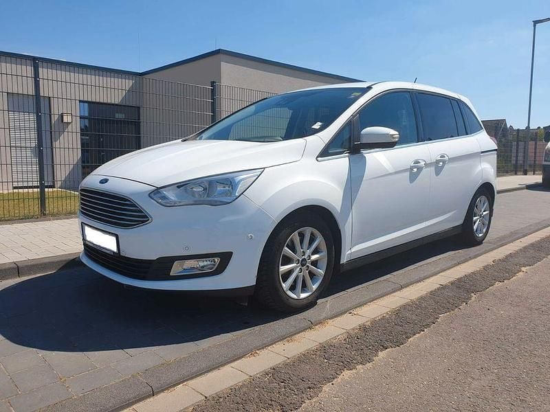 Weiß Gebraucht 2018 Ford C-MAX Titanium Van / Kleinbus | 9.200 € (Superpreis) - Bild 1/4