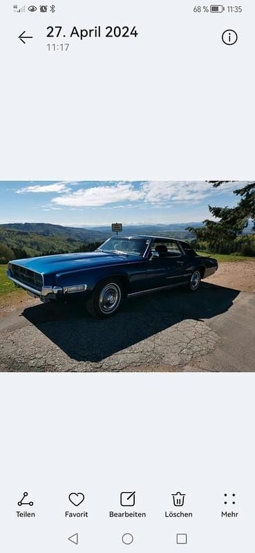 Blau Gebraucht 1969 Ford Thunderbird Coupé | 25.500 € - Bild 1/4