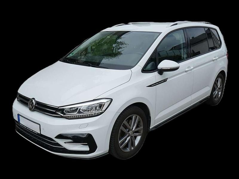 Weiß Gebraucht 2019 VW Touran R-line Van / Kleinbus | 26.990 € (Fairer Preis) - Bild 1/4