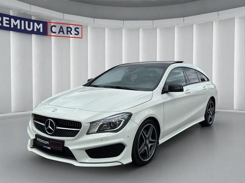 Weiß Gebraucht 2015 Mercedes CLA220 Shooting Brake AMG line Kombi | 15.490 € (Fairer Preis) - Bild 1/4