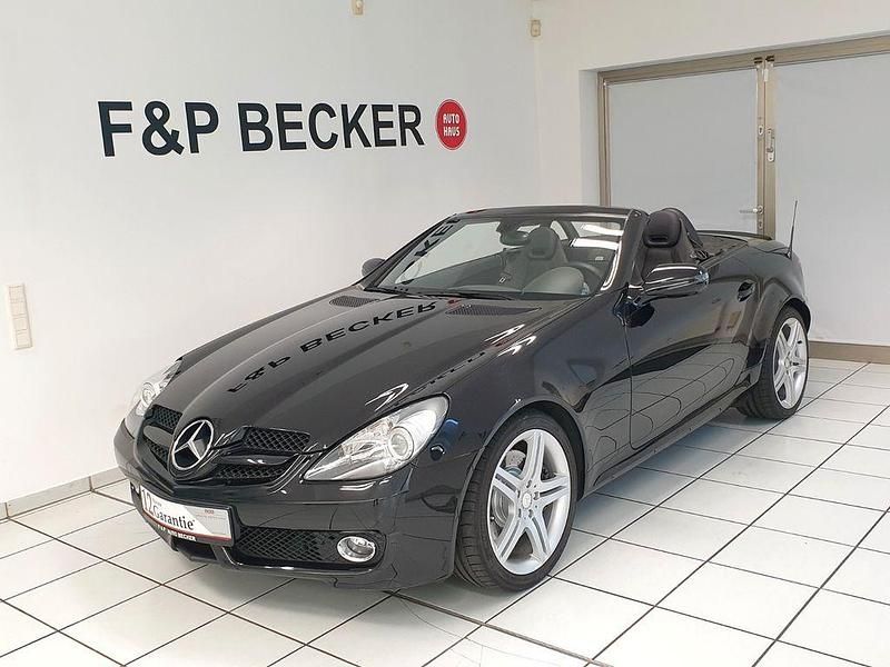 Schwarz Gebraucht 2010 Mercedes SLK200 Sport Edition Cabrio | 15.950 € (Teuer) - Bild 1/4