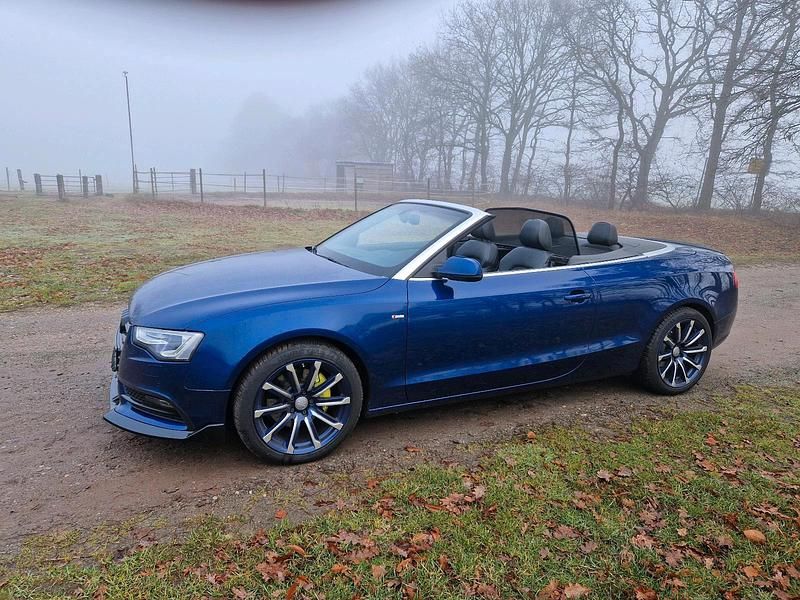 Blau Gebraucht 2013 Audi A5 Cabriolet S-Line Cabrio | 14.200 € (Guter Preis) - Bild 1/4