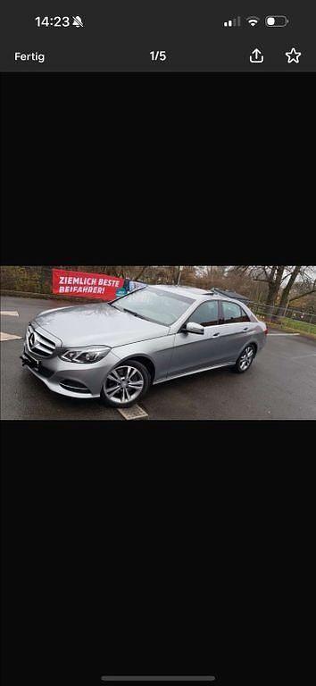 Grau Gebraucht 2014 Mercedes E220 Edition Limousine | 16.999 € (Etwas zu teuer) - Bild 1/4