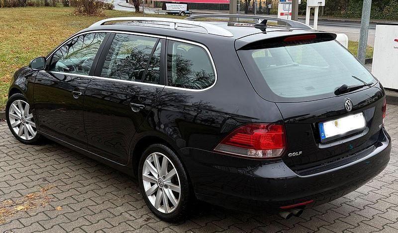 Gebraucht VW Golf V Highline 122 PS (89 kW) 2009 Schwarz Kombi