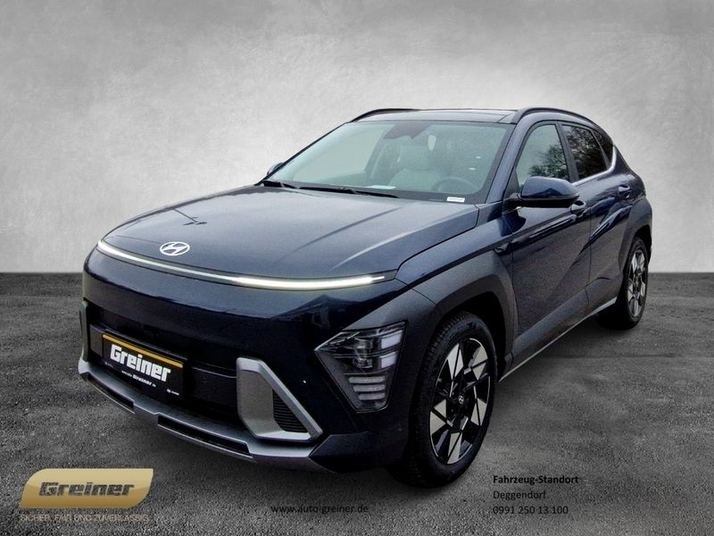 Blau Gebraucht 2022 Hyundai Kona Prime SUV | 37.510 € - Bild 1/4